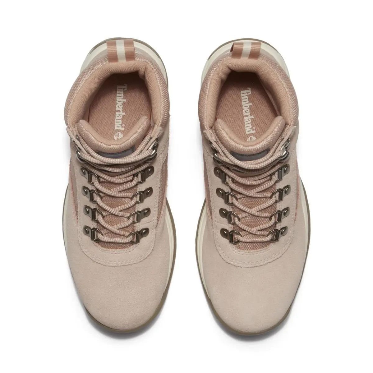 Timberland shoes - White Ledge Mid Lace-Up Waterproof Hiking Boot - Tb0A2Kntewv - Light Beige Suede With Medium Grey (UPC: 197643615019) 1