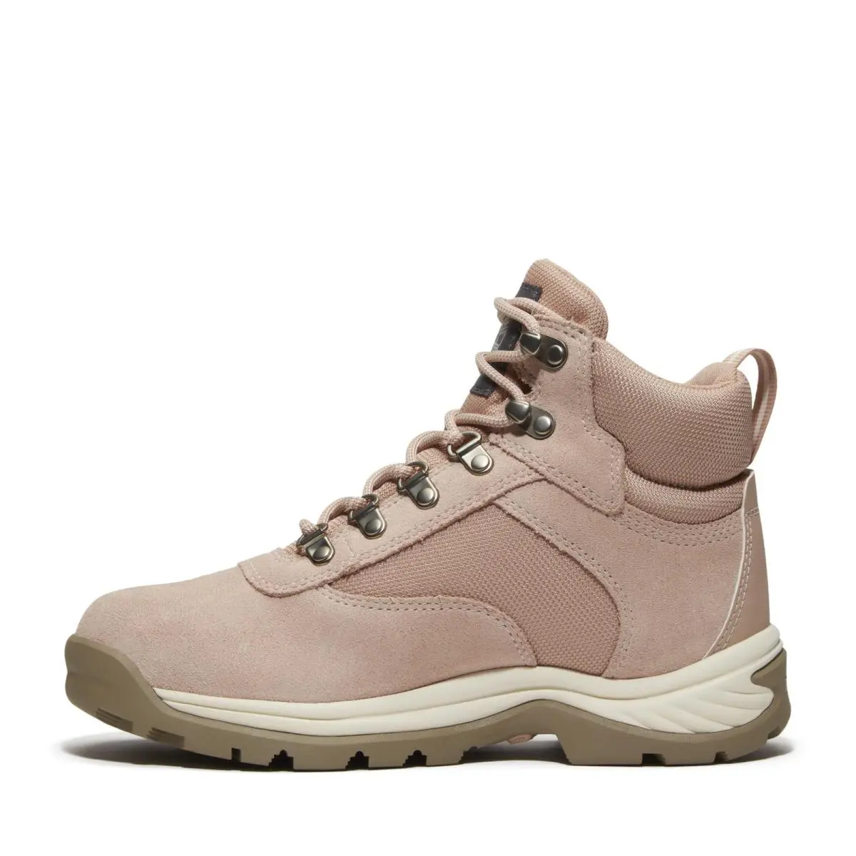Timberland shoes - White Ledge Mid Lace-Up Waterproof Hiking Boot - Tb0A2Kntewv - Light Beige Suede With Medium Grey (UPC: 197643615019) 5