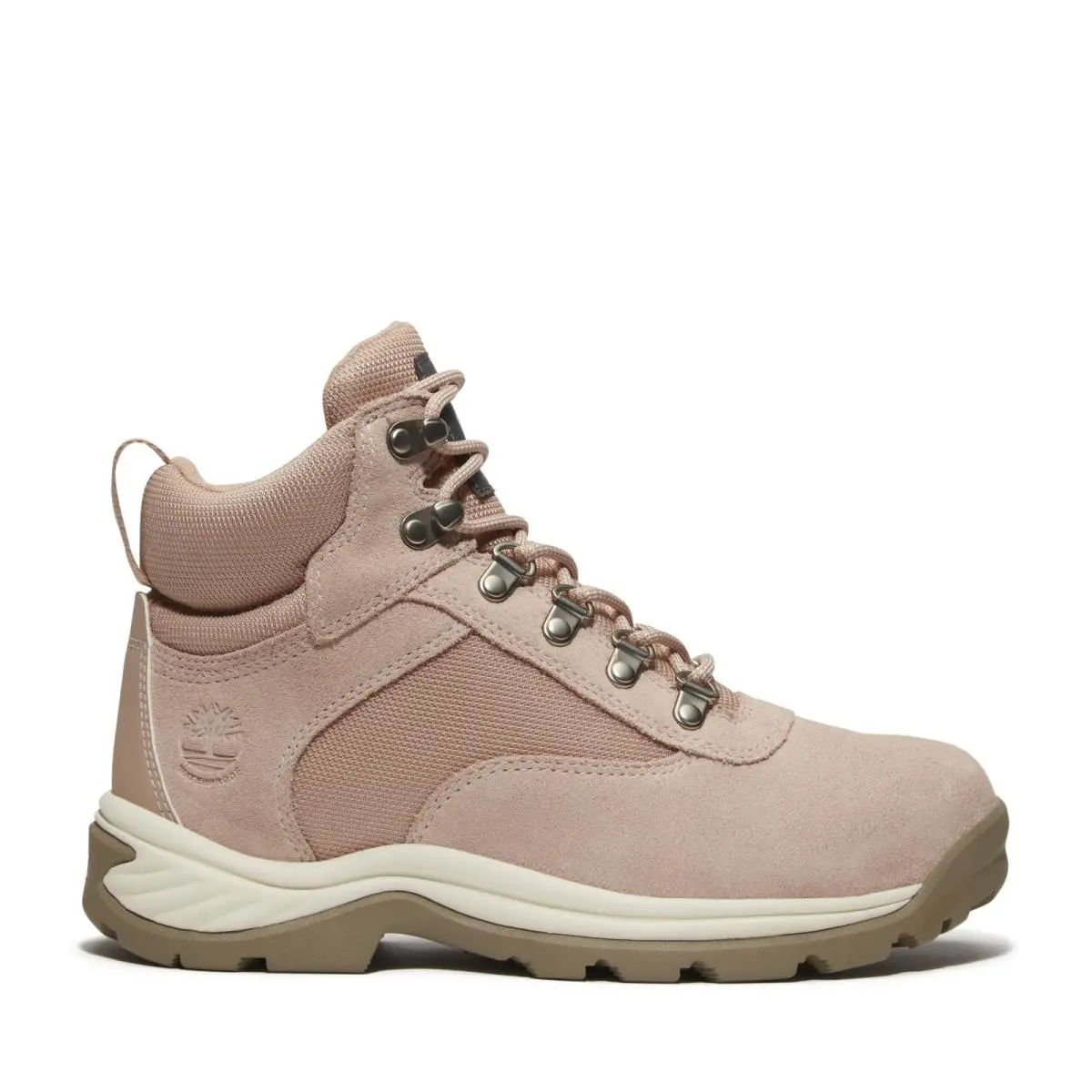 Timberland shoes - White Ledge Mid Lace-Up Waterproof Hiking Boot - Tb0A2Kntewv - Light Beige Suede With Medium Grey (UPC: 197643615019) 6