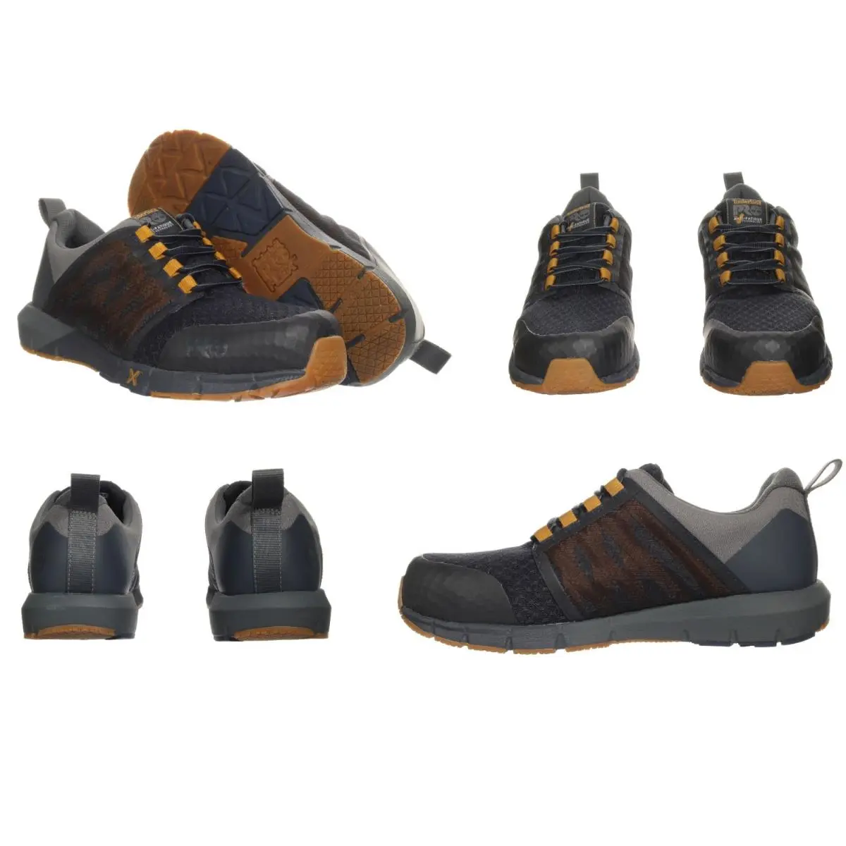Timberland Pro® Men`s Radius Composite Toe Blue - Charcoal Work Sneaker Size 8