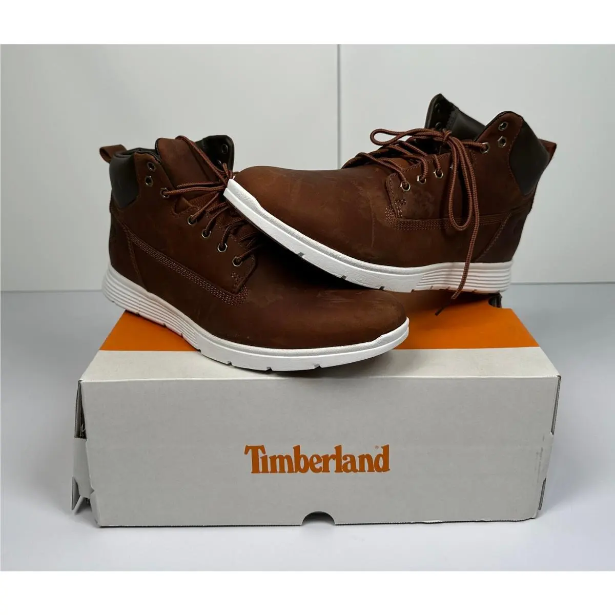 Timberland Men`s Killington Mid Lace Sneaker Rust Full Grain Size 11 M 06S