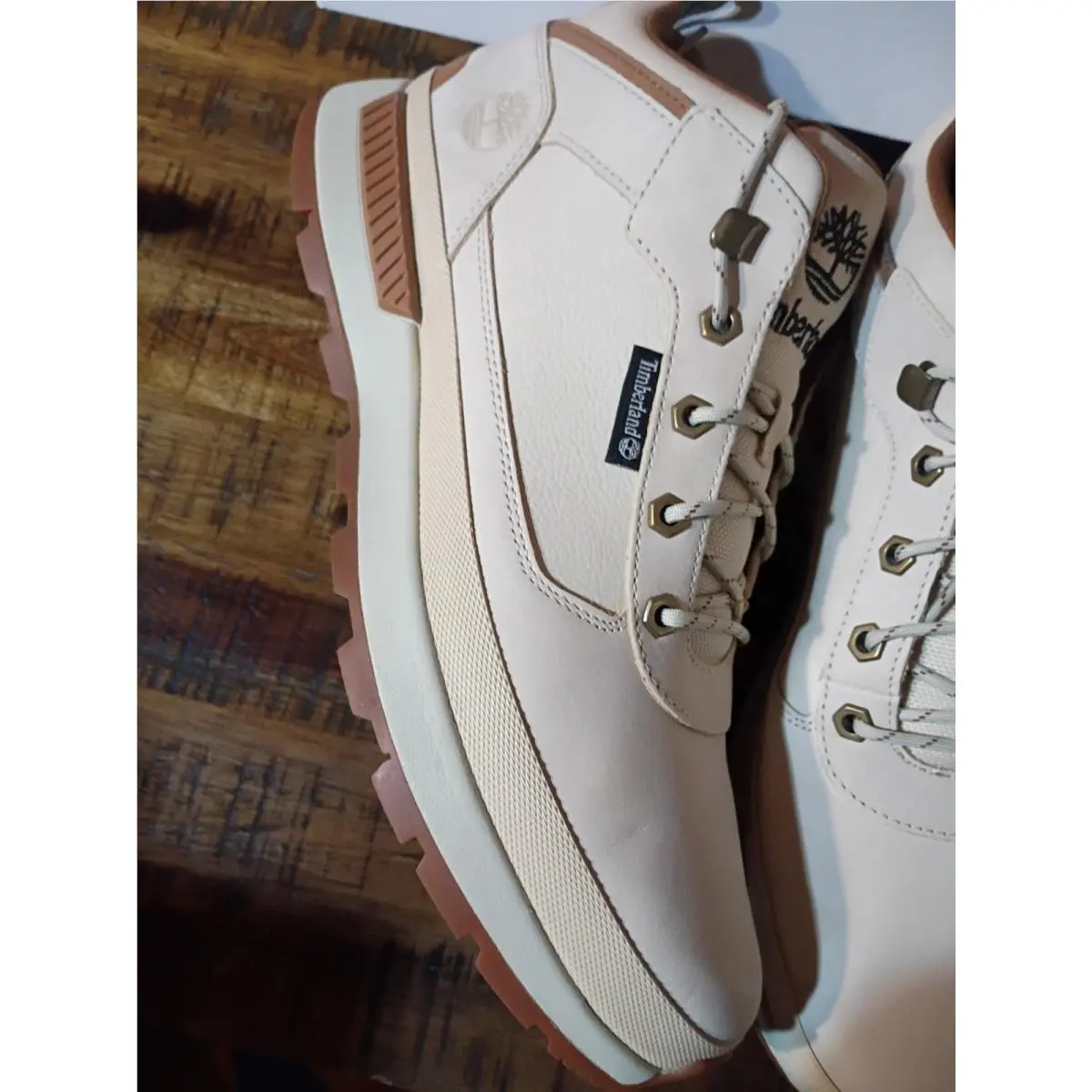 Timberland shoes - Timberland Field Trekker - Field Trekker - natural premium leather 4