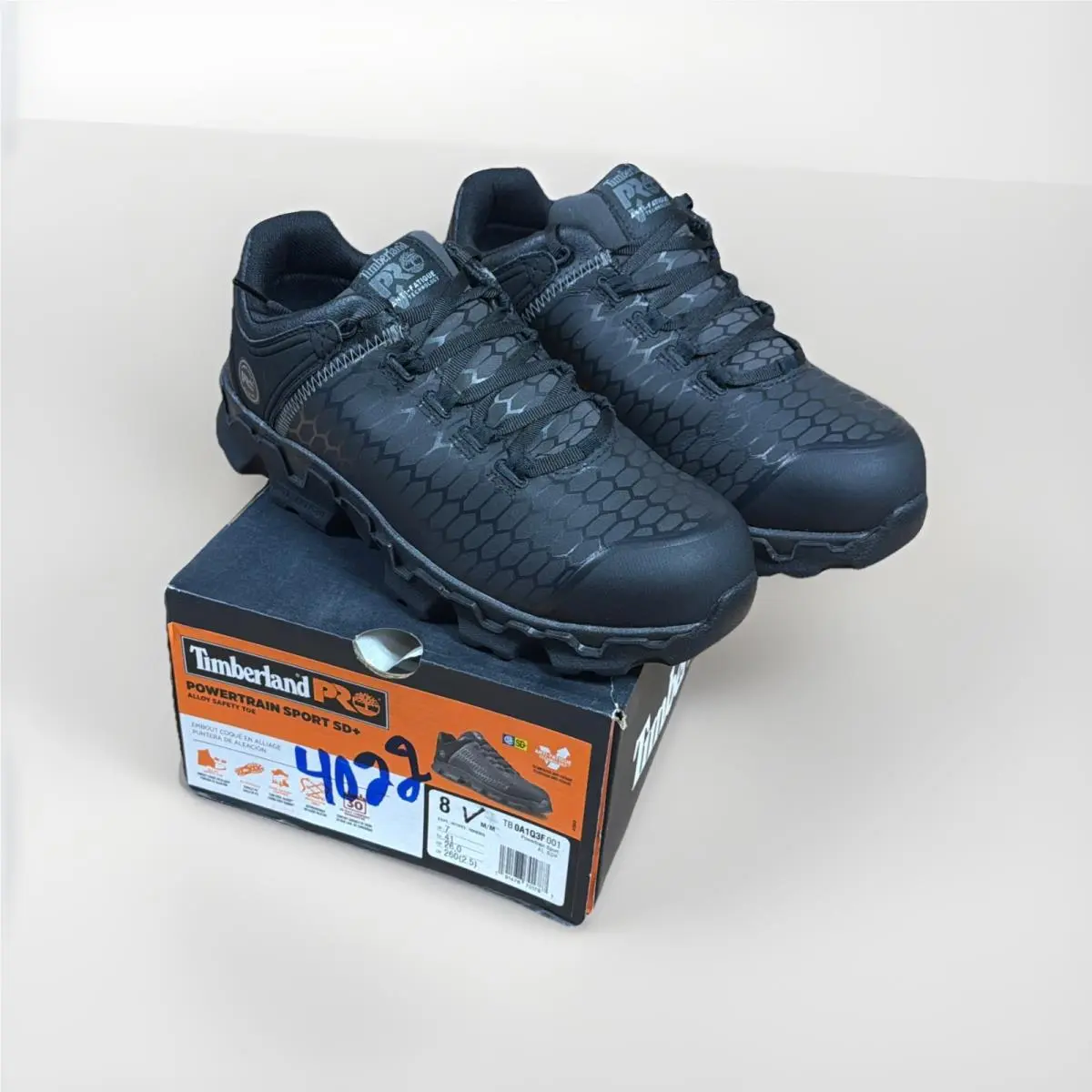 Timberland Pro Powertrain Sport Alloy Toe Electrical Hazard Work Shoe Mens 8 M/m
