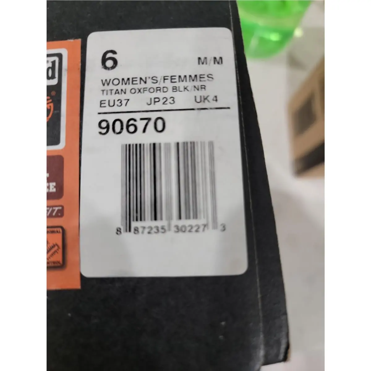 Timberland shoes - Timberland PRO Titan - PRO Titan - TM63189 060 - Black (UPC: 887235302396) 7