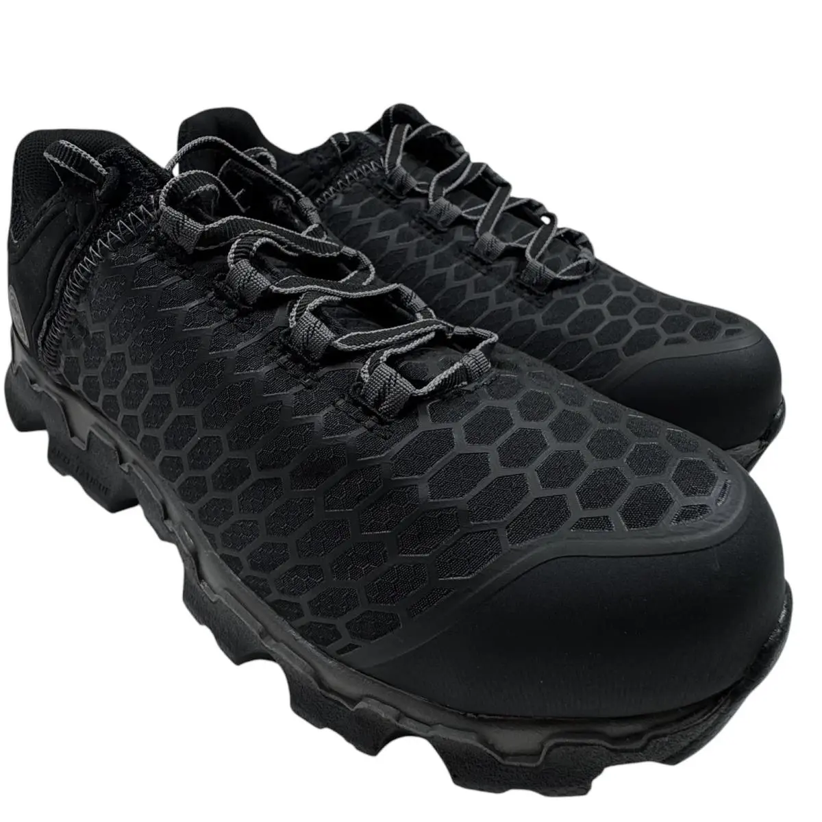 Timberland Pro Powertrain Alloy Toe Work Shoes Womens Size 9.5 Black Safety