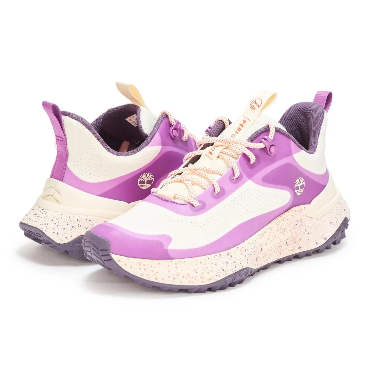 Timberland shoes - Motion Access Low Lace-Up Sneaker - Tb0A29Ppeur - Natural/Bright Purple Knit (UPC: 197643612063) 1
