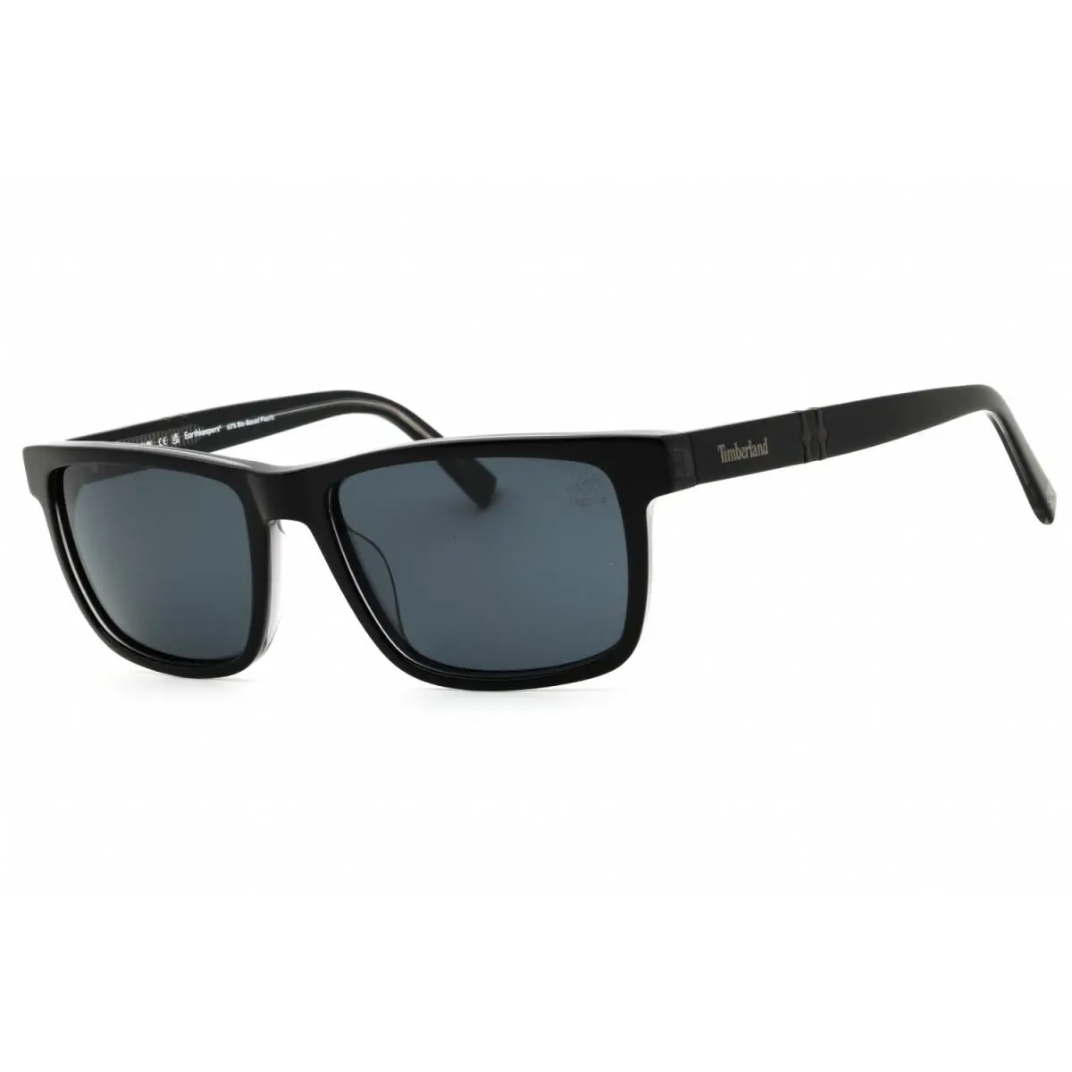 Timberland TB00020 01D Shiny Black/smoke Polarized 55-17-140 Sunglasses