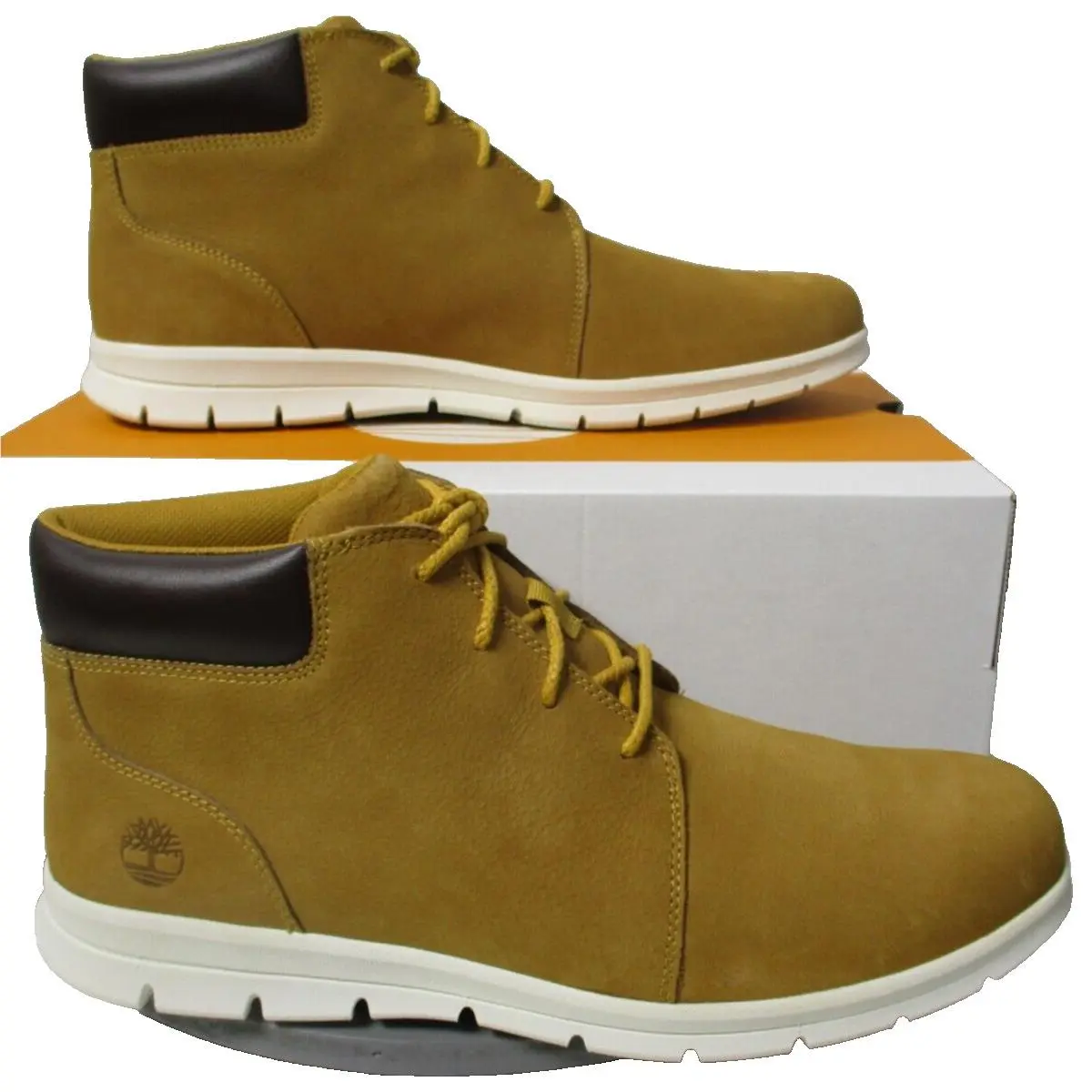 Timberland Graydon Mid Lightweight Sneaker Chukka Boot Shoes Wheat Mens Sz 12 M