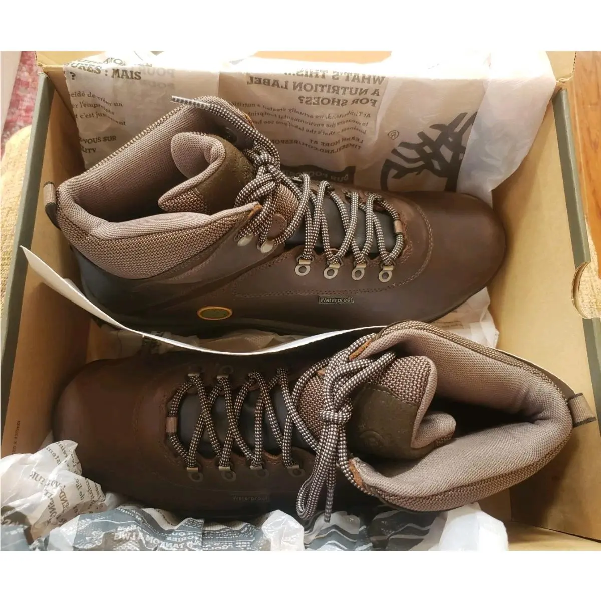Timberland shoes - Timberland White Ledge Waterproof Mid Hiker - TB012135214 - Brown (UPC: 829024285862) 9