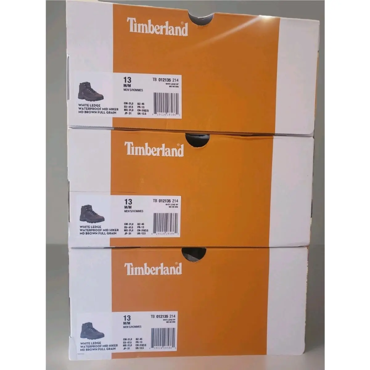 Timberland shoes - Timberland White Ledge Waterproof Mid Hiker - TB012135214 - Brown (UPC: 829024285862) 13