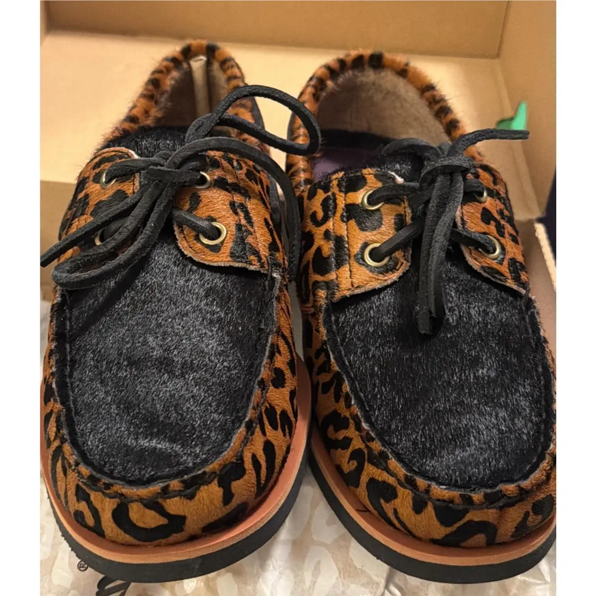 Timberland shoes - Timberland Handsewn - Handsewn - Brown/Maroon Leopard Spots 1