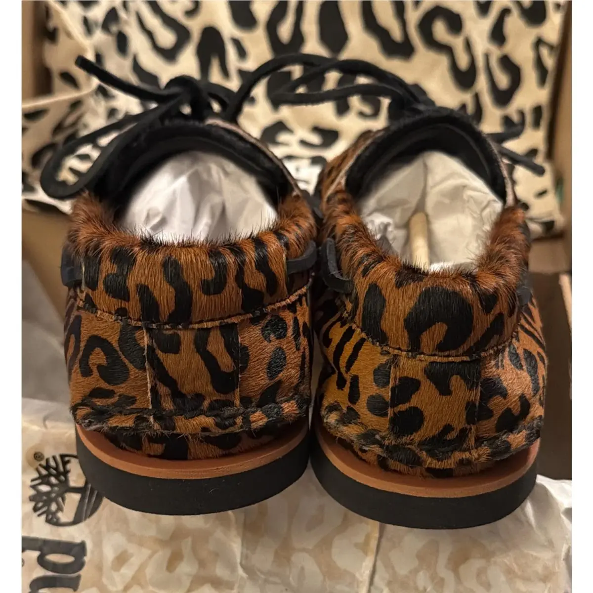 Timberland shoes - Timberland Handsewn - Handsewn - Brown/Maroon Leopard Spots 4
