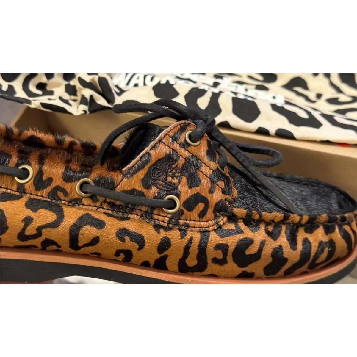 Timberland shoes - Timberland Handsewn - Handsewn - Brown/Maroon Leopard Spots 5