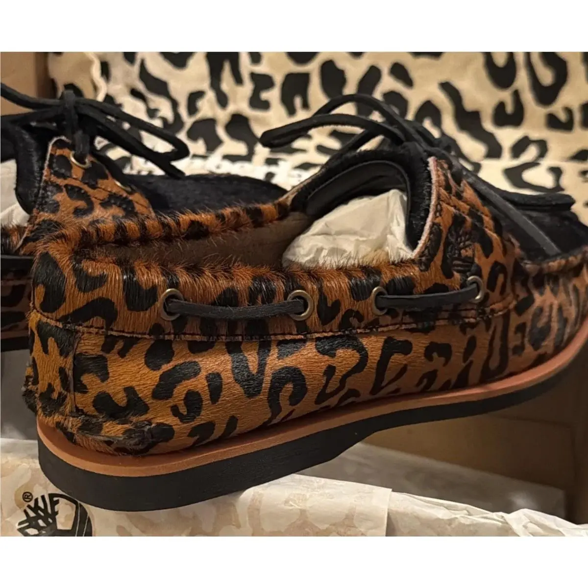 Timberland shoes - Timberland Handsewn - Handsewn - Brown/Maroon Leopard Spots 7