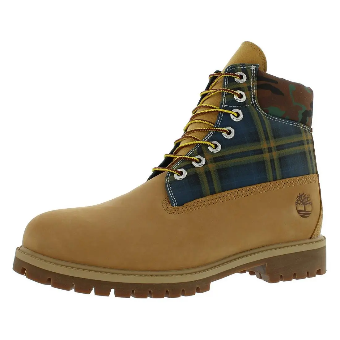 Timberland Heritage 6 Inch Waterproof Boot Mens Shoes Size 11.5 Color: Wheat - Wheat Nubuck, Full: Wheat Nubuck