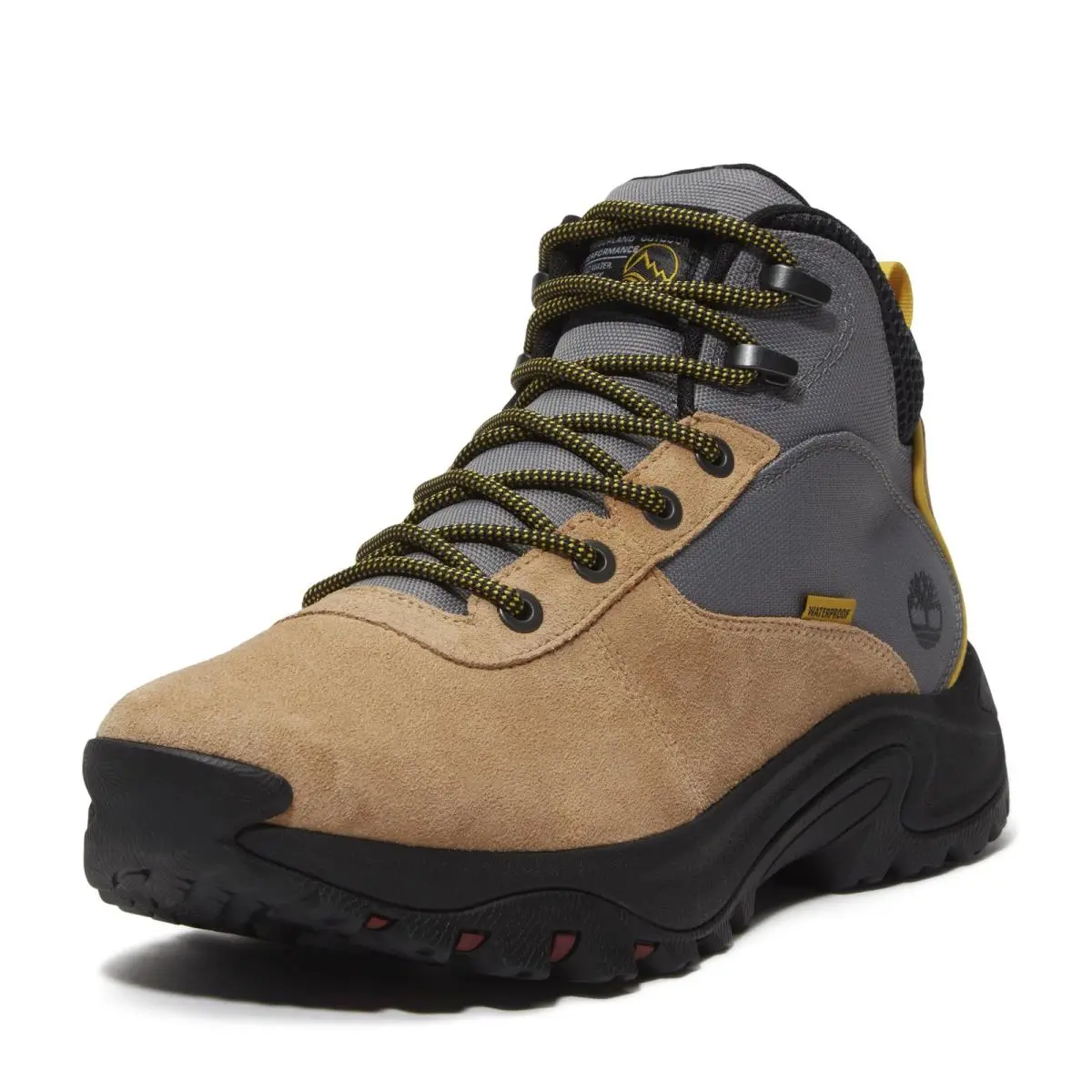 Timberland Men`s Mt. Maddsen Peak Mid Lace-up Waterproof Hiking Boot Medium Beige