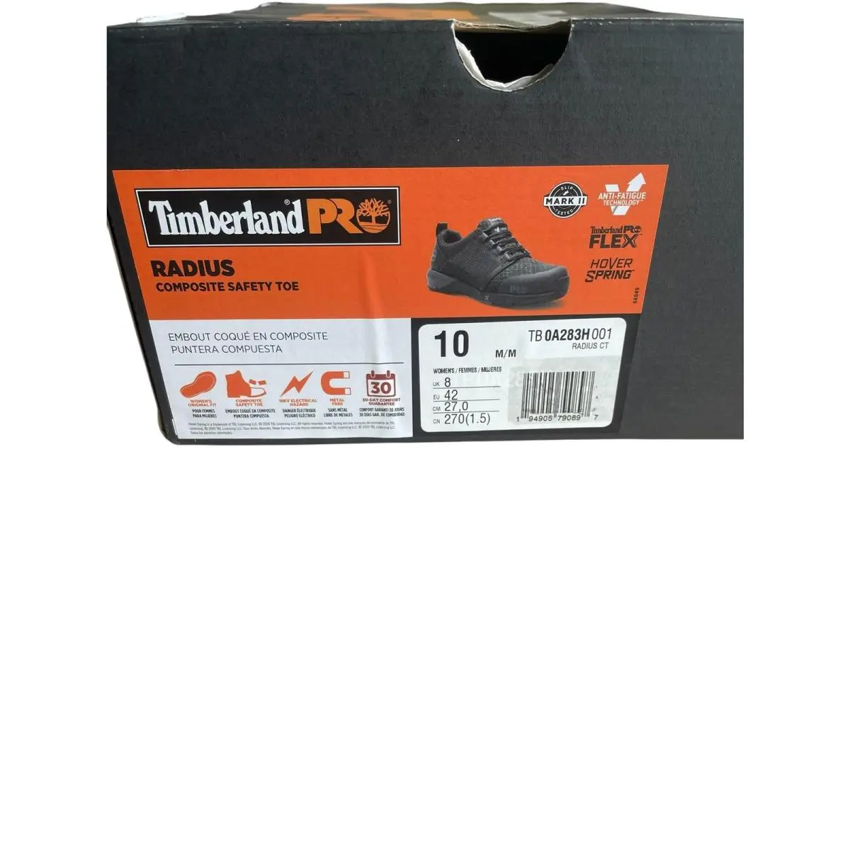 Timberland shoes - Timberland PRO Radius - PRO Radius - TB0A283H001 - Black (UPC: 194905790897) 12