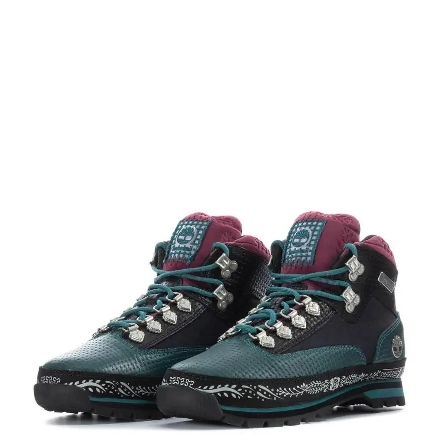 Timberland Euro Hiker Men Shoes/boot Teal Full Grain Dia DE Meurtos SZ 10.5