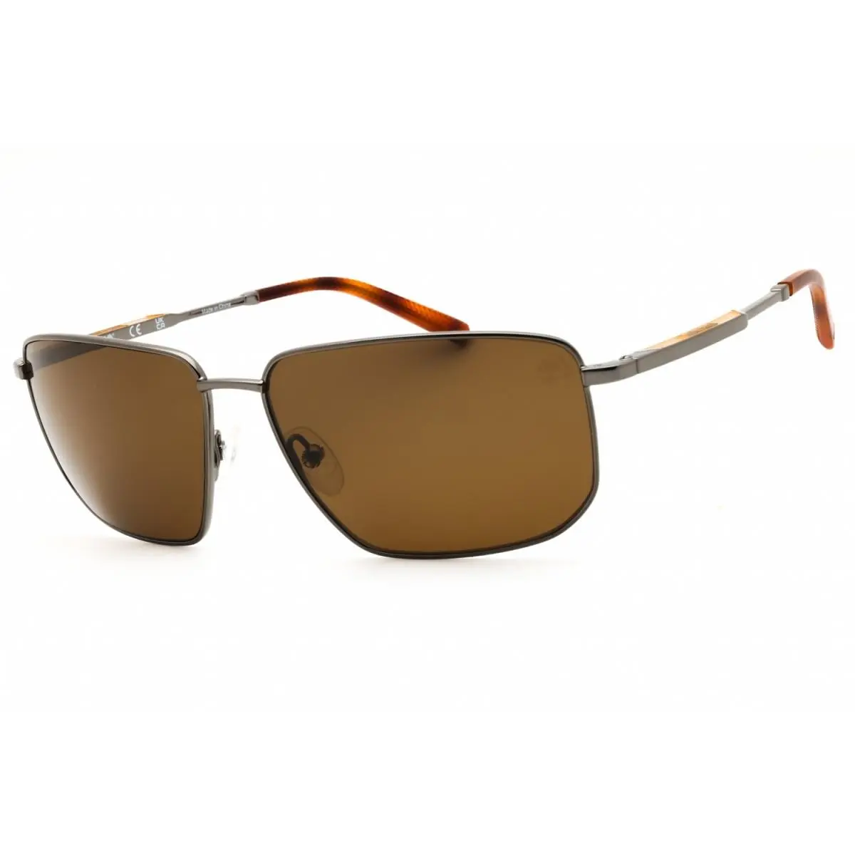 TB00010 06H Shiny Dark Nickeltin/brown Polarized 61-14-135 by Timberland