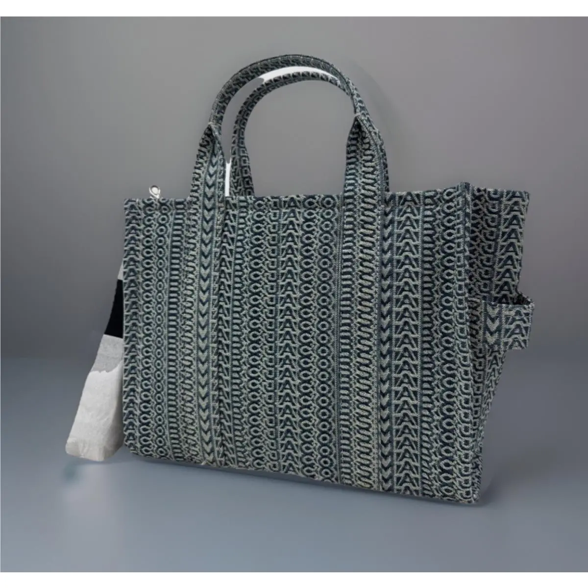 Marc Jacobs Women’s The Medium Monogram Jacquard Denim Tote Crossbody