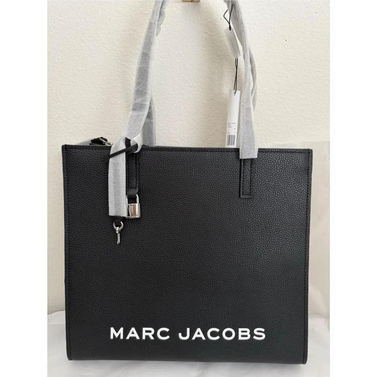 Wtih Tags Marc Jacobs The Bold Grind Leather Tote Bag Black