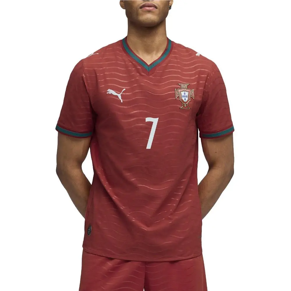 Puma clothing - PUMA Portugal 2026 Home Ronaldo Crew Neck Short Sleeve Authentic - 78814077 - Red 8