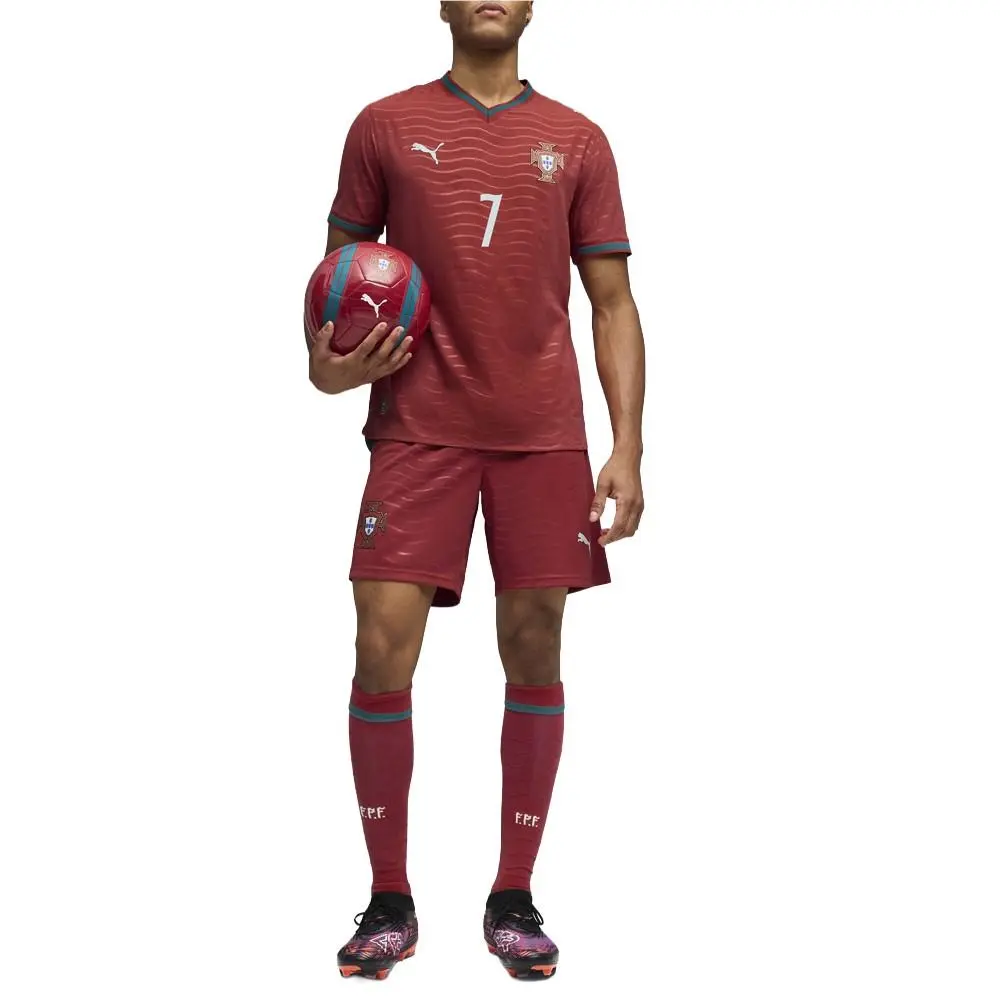 Puma clothing - PUMA Portugal 2026 Home Ronaldo Crew Neck Short Sleeve Authentic - 78814077 - Red 10