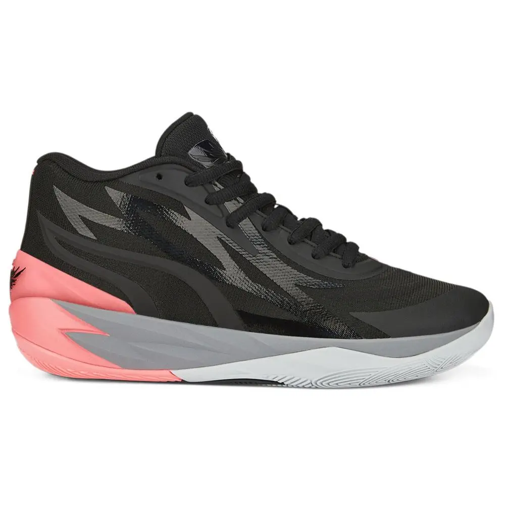Puma Mb.02 X Flare Basketball Mens Black Sneakers Athletic Shoes 37828701