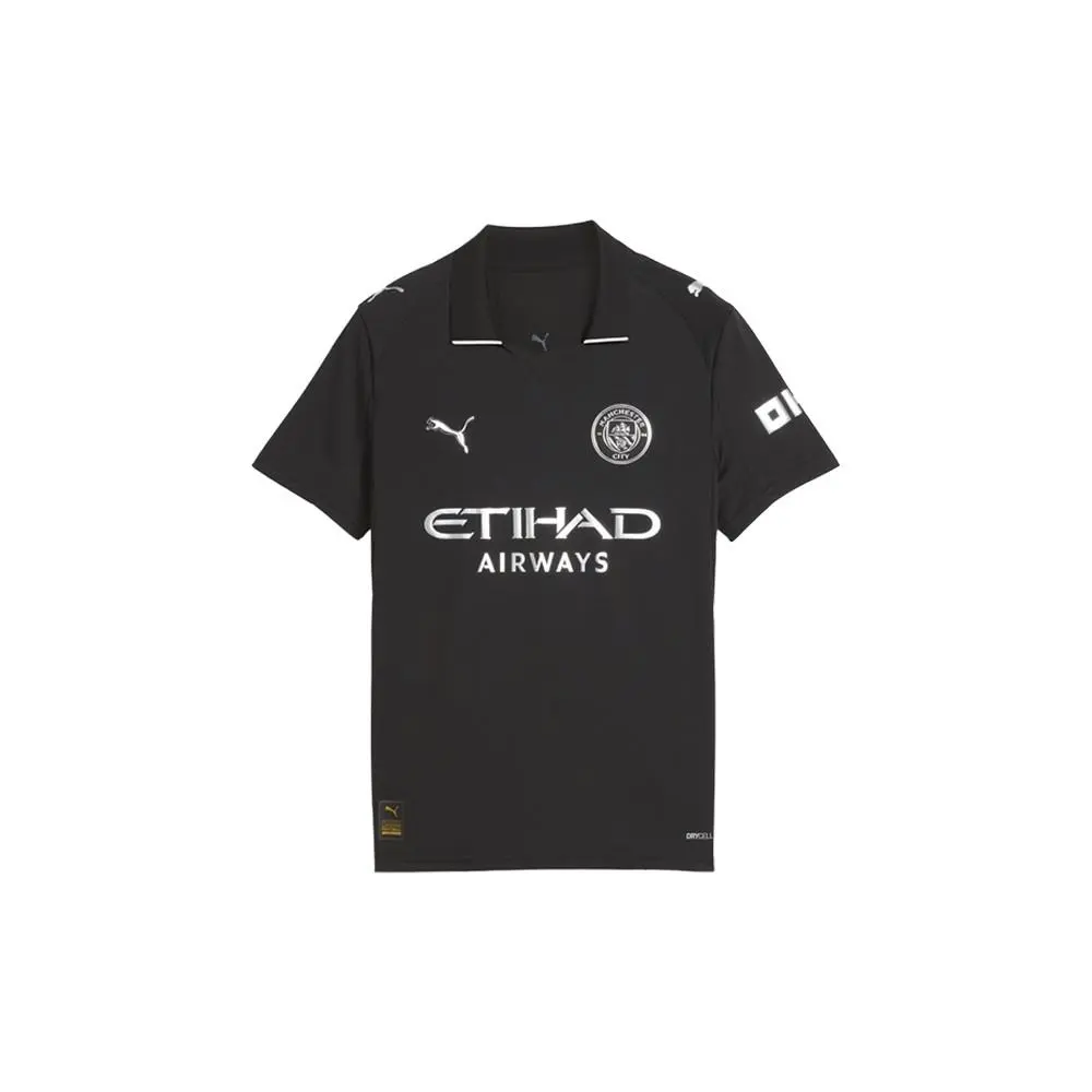 Puma Manchester City 2526 Away Soccer Jersey Youth Boys Black 78035302