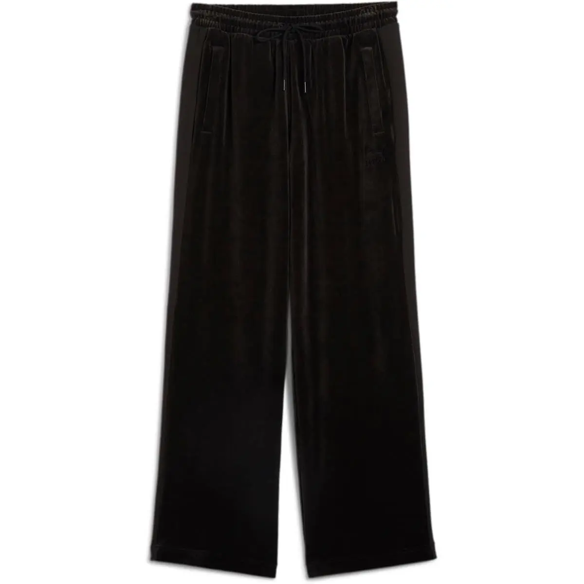 Puma Mens Iconic T7 Oversized Velour Track Pants Large Puma Black Aw24