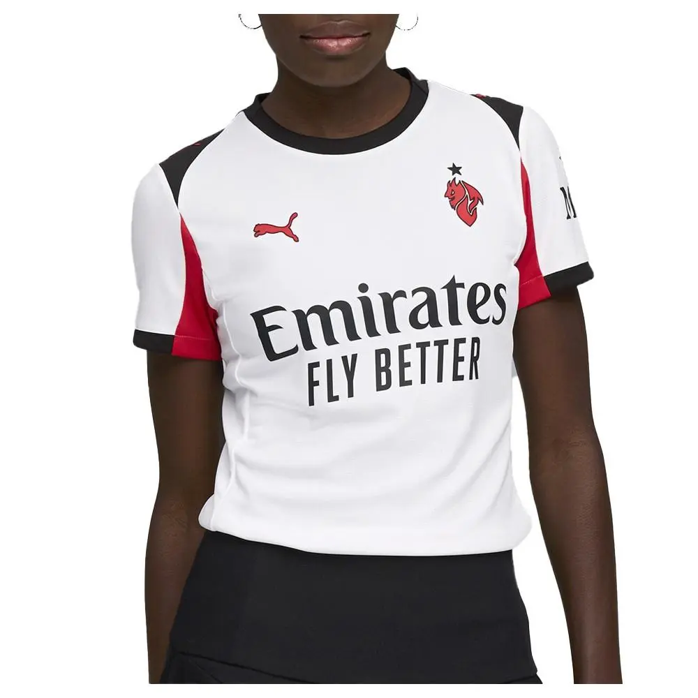 Puma clothing - PUMA Ac Milan Away Crew Neck Short Sleeve Replica Jersey - 77997302 - White (UPC: 198553355897) 1
