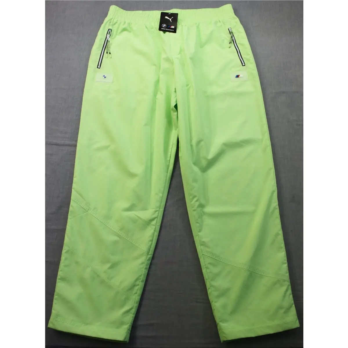 Puma Mens Paradise Green Bmw Mms Statement Woven Pants 533316-05 XL