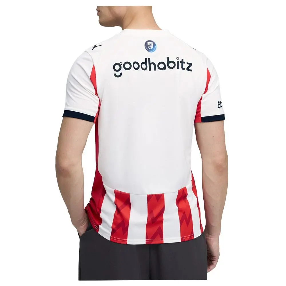 Puma clothing - PUMA Psv Home Crew Neck Short Sleeve Replica Jersey - 78042001 - White (UPC: 198553579576) 2