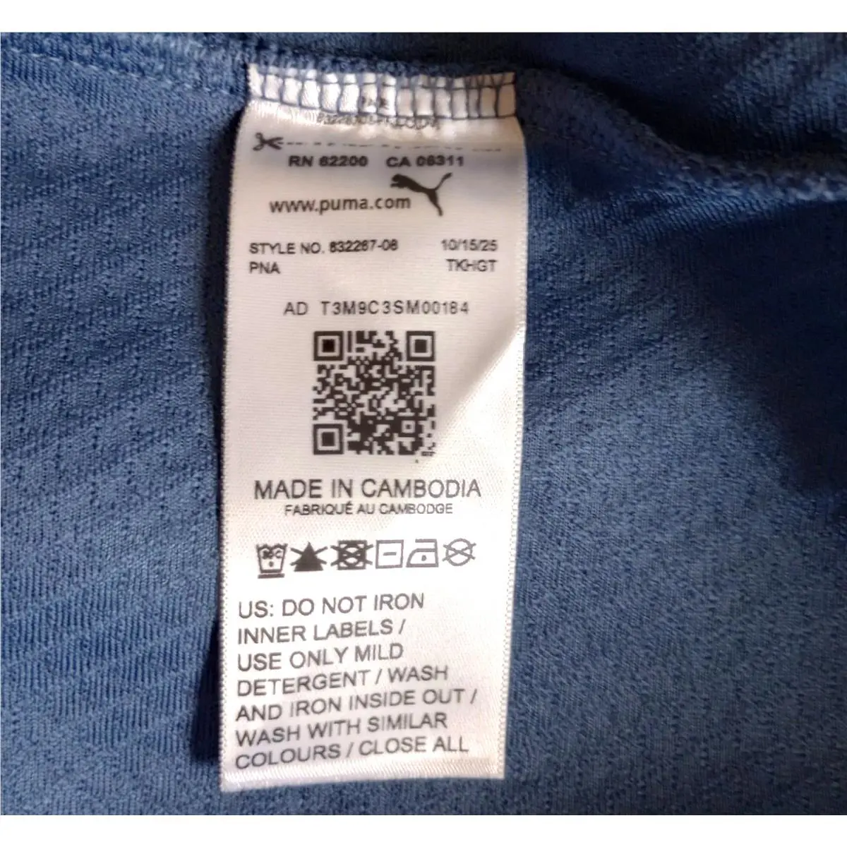 Puma clothing - 632267-08 - 632267-08 - Blue (UPC: 199259091553) 4