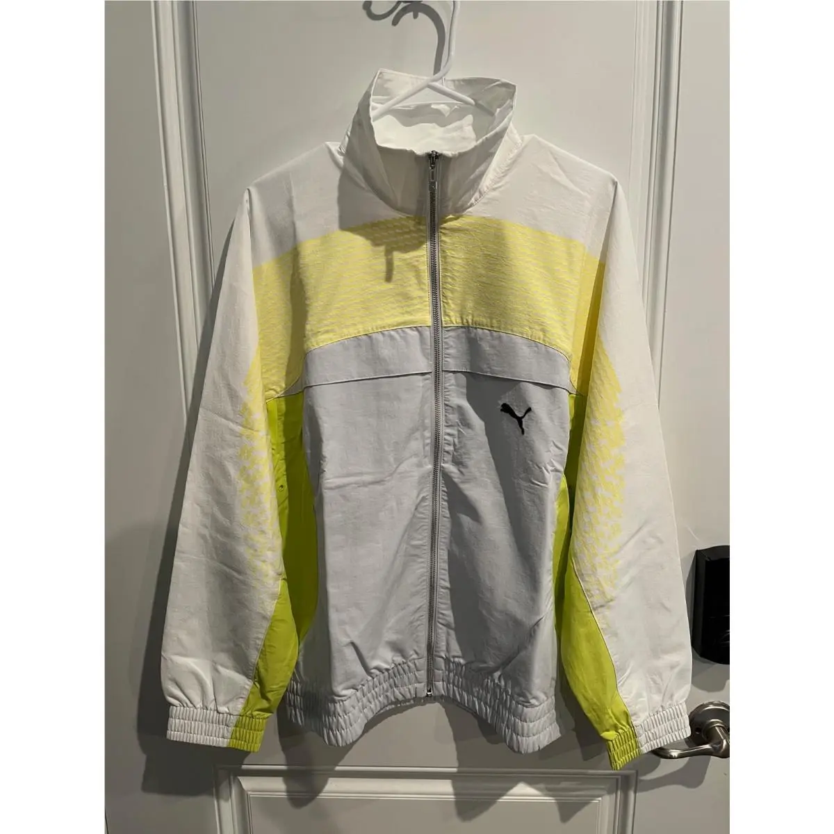 Puma 372.5 Cellerator Track Jacket Pumacell White Men`s Sz Small 624039-42