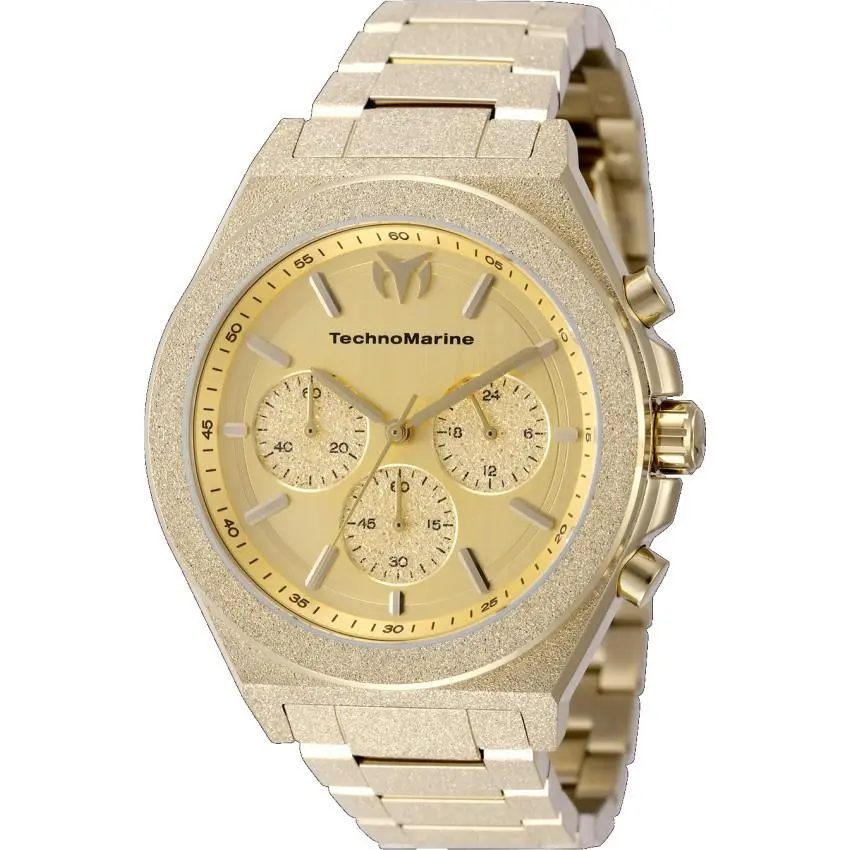 Technomarine Ocean Emperor Men`s 43mm Gold Watch Radiant Gold TM-318153 by TechnoMarine