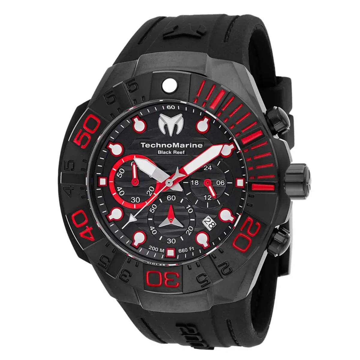 Technomarine Black Reef Men`s Watch - 45.4mm Black TM-523010