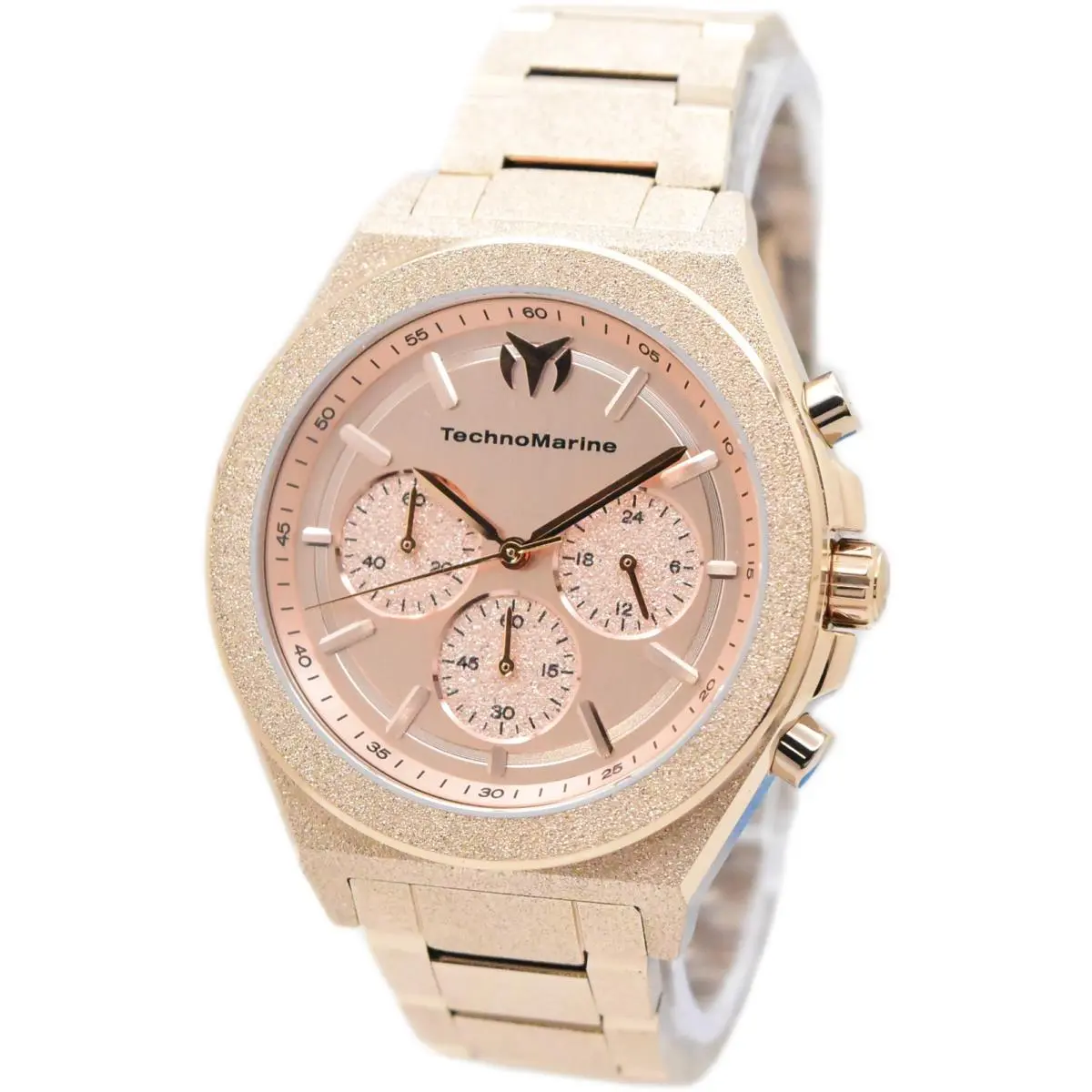 Technomarine Ocean Emperor Radiant Rose Gold Men`s 43mm Watch TM-318155