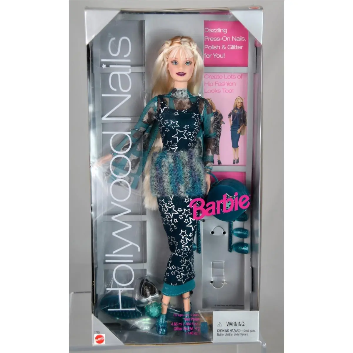 Hollywood Nails Barbie 1999 Nrfb