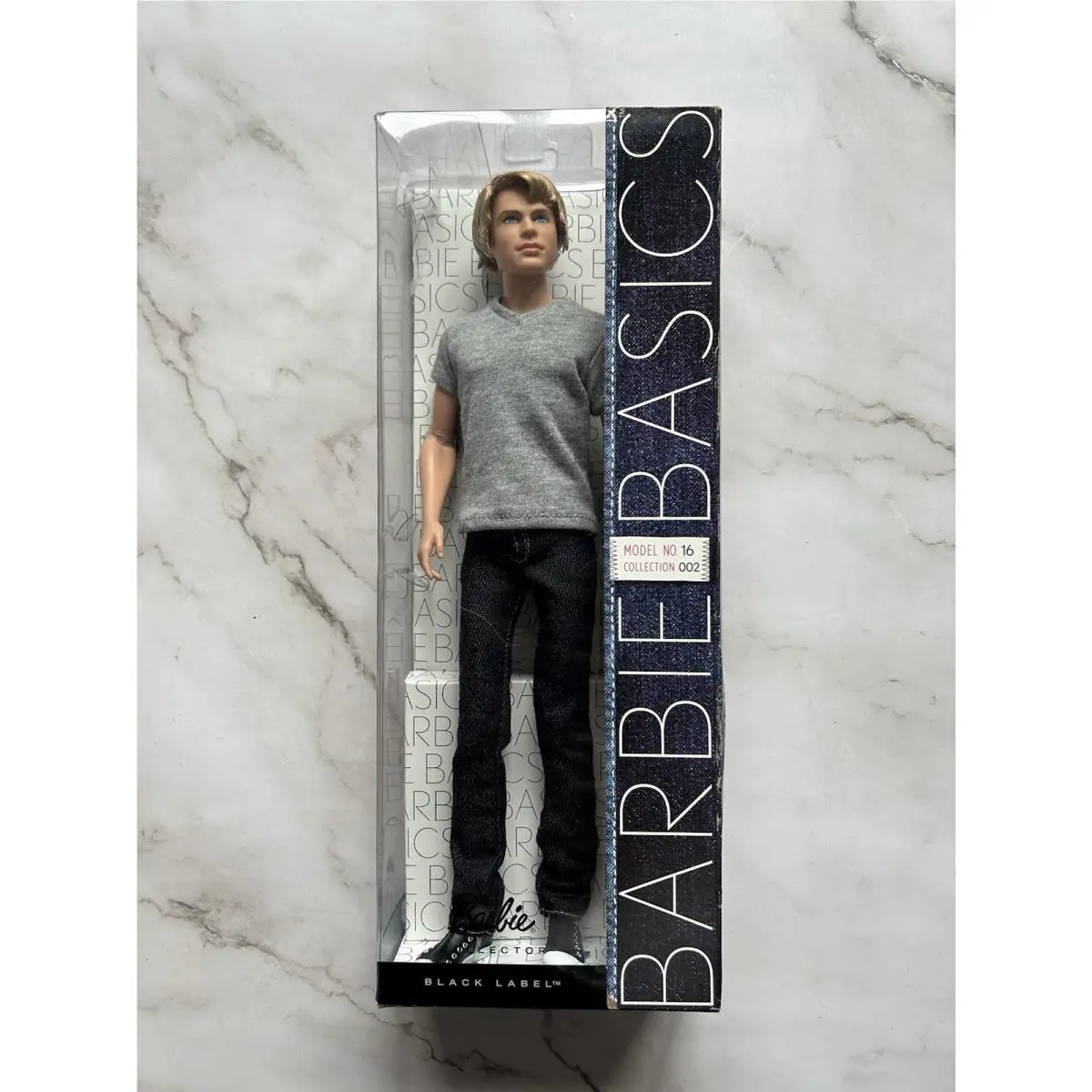 Black Label Barbie Basics Model No 16 Collection No 002 Blonde Ken Barbie Doll