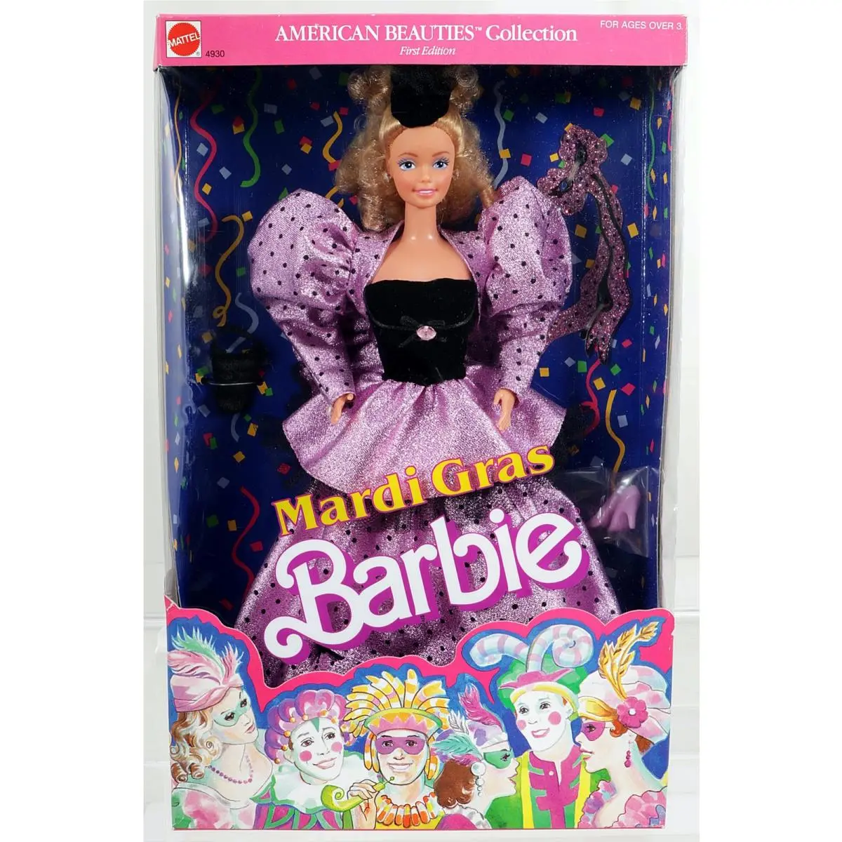 Mardi Gras Barbie Doll American Beauties Collection First Edition 4930 Nrfb 1987
