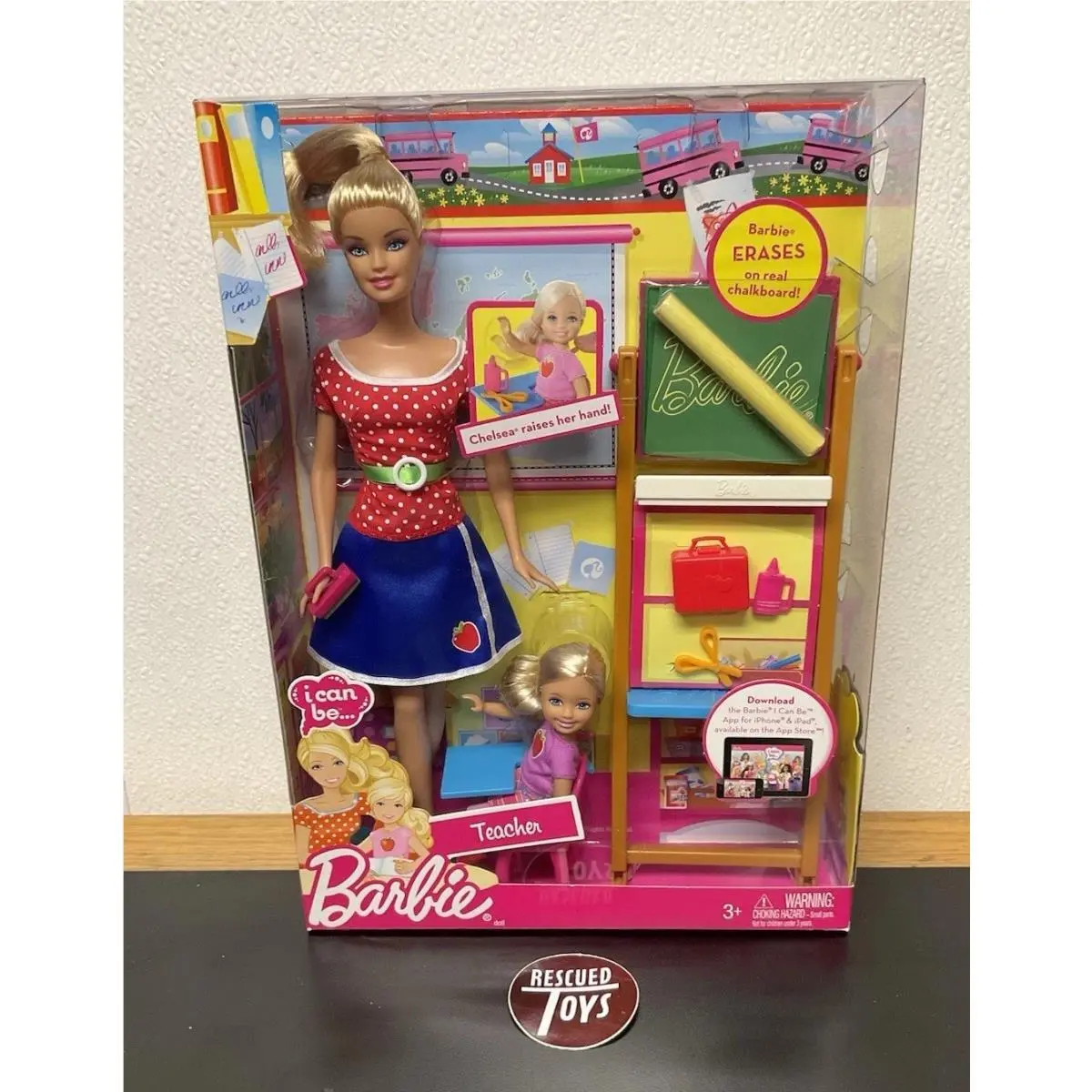 Barbie I Can Be a Teacher Doll W3745 Shelly Student - Mattel 2011 Htf