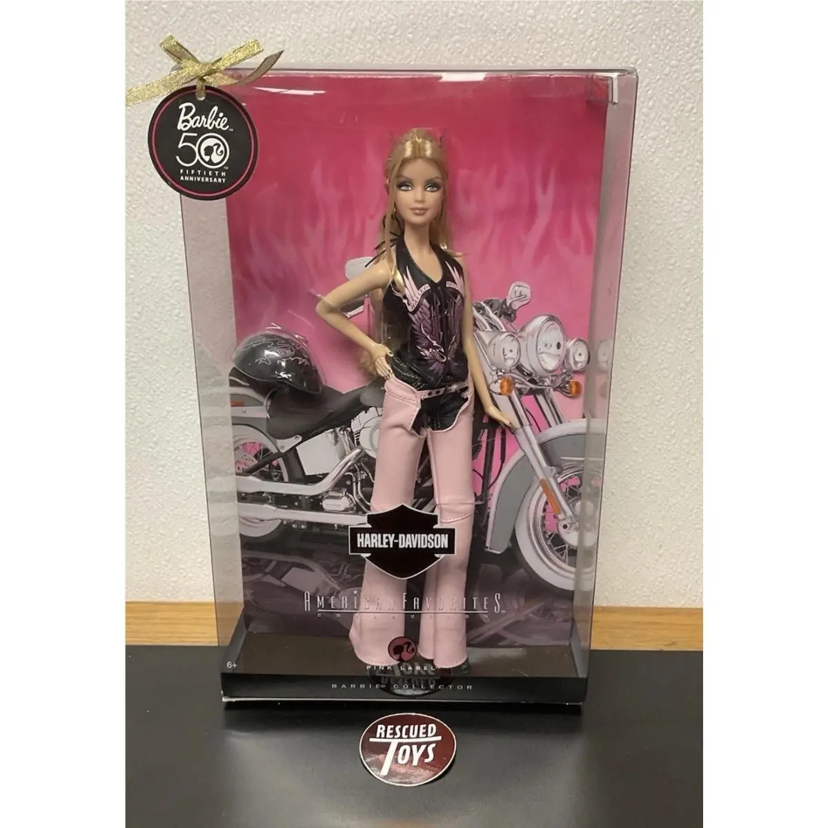 Harley Davidson American Favorites Barbie Doll 2008 Mattel N6590 Nrfb