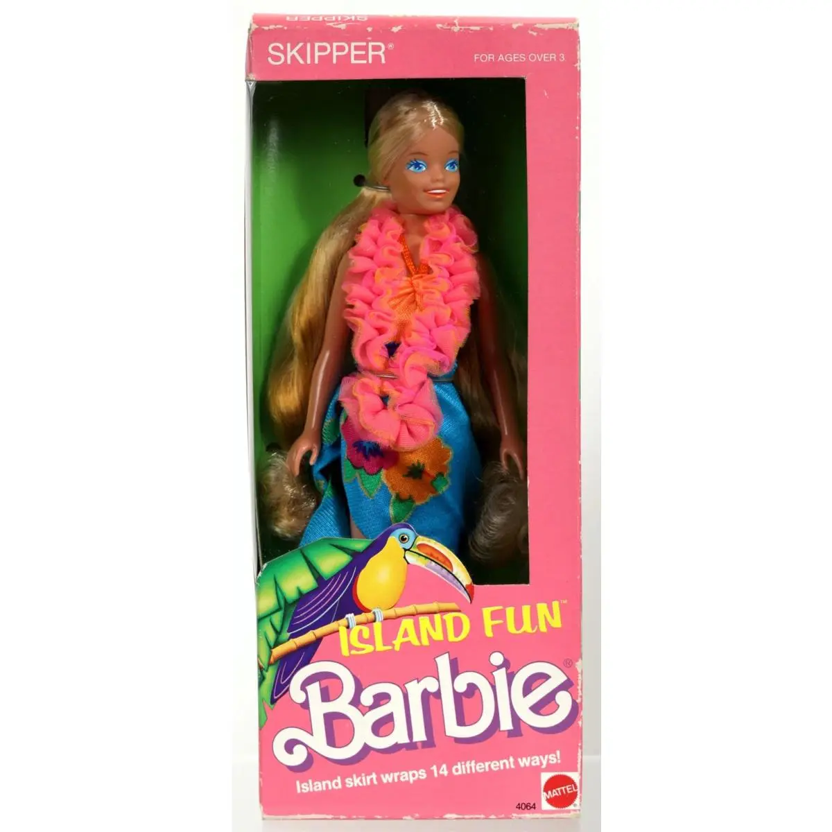 Vintage Barbie Island Fun Skipper Doll - 4064 Never Removed From Box 1987 Mattel