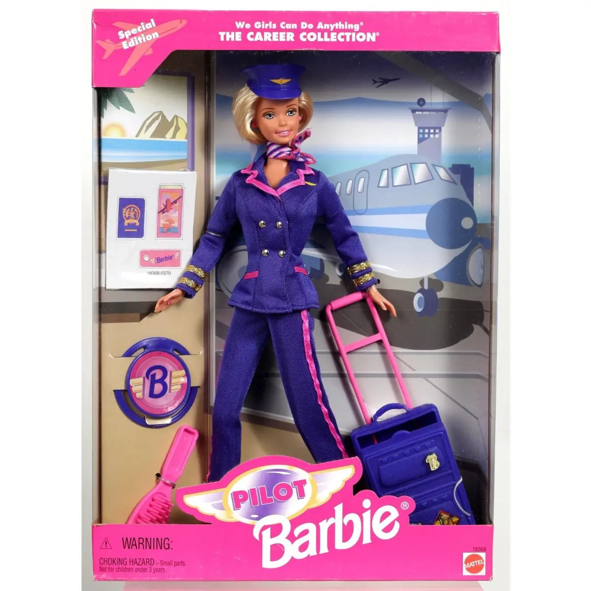 Pilot Barbie Doll Toys R Us The Career Collection Special Edi. - 18368 Nrfb 1997