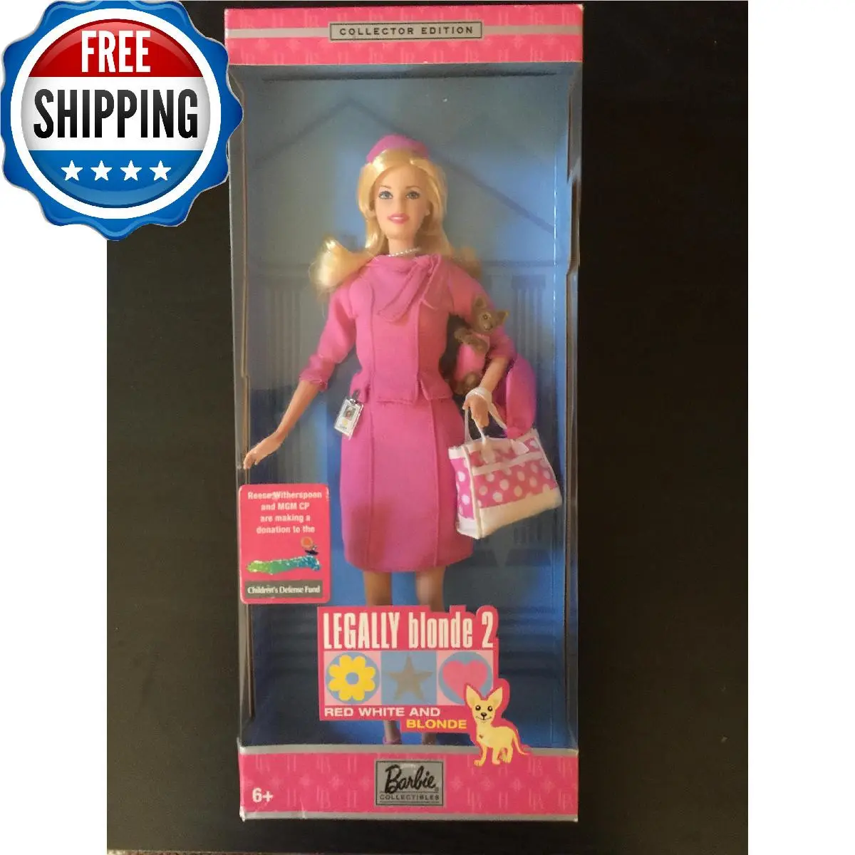 Barbie Legally Blonde 2 Red White and Blonde Barbie Doll as Elle Woods