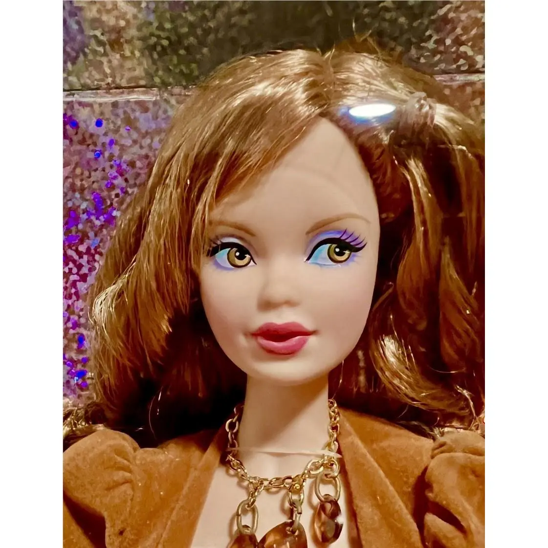 Miss Topaz November Barbie Doll Birthstone Beauties Steffie Face Mattel Nrfb