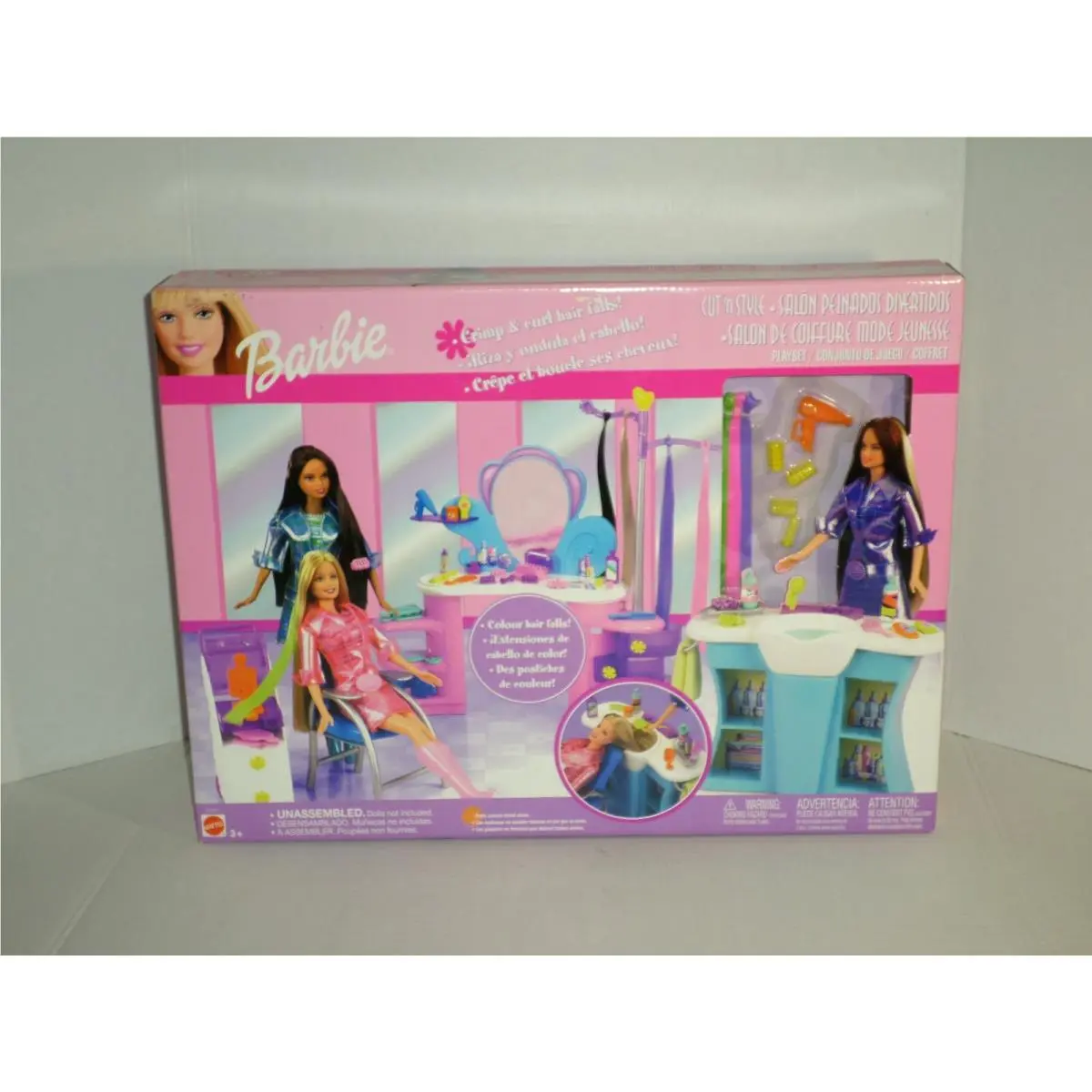 Barbie Cut`n Style Salon 2002 Mattel 47270 Vintage