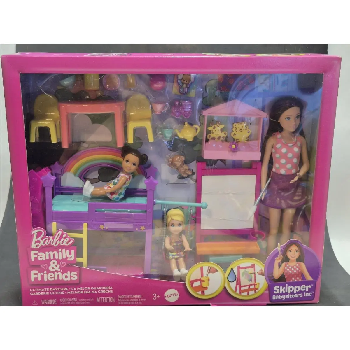 2024 Barbie Family Friends Skipper Babysitters Inc Ultimate Daycare