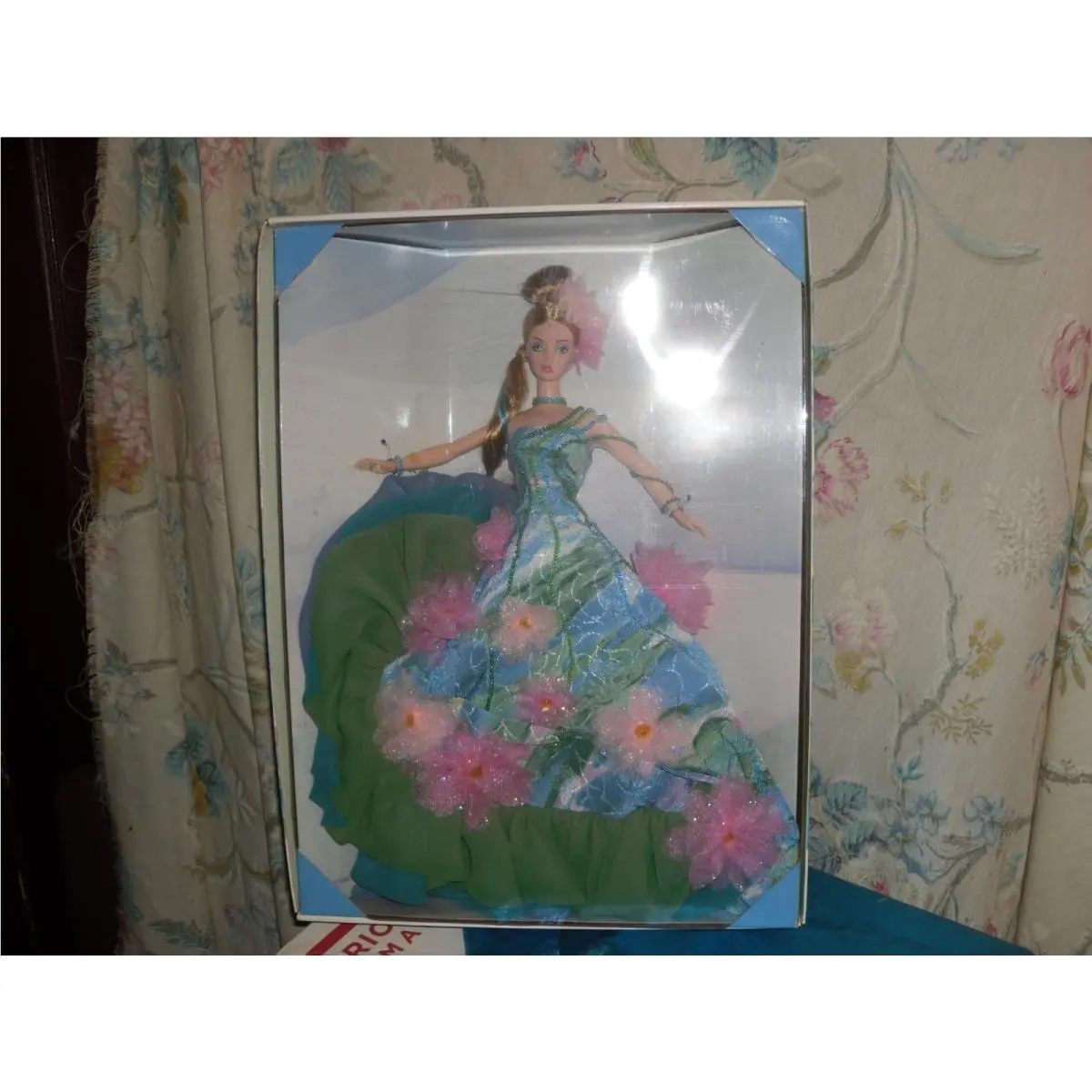 1997 Nrfb Limited Edition Barbie Water Lily Inspired by Paintings of Claude Mon